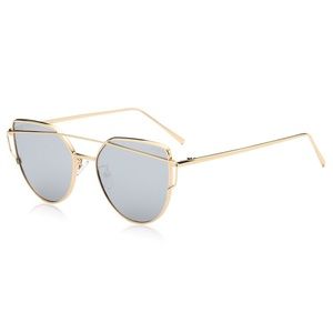 Silver Aviator Sunglasses